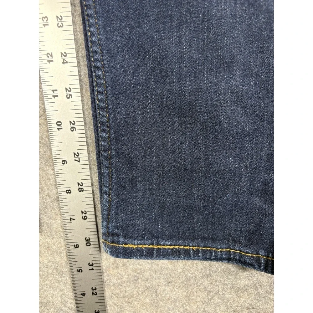 Levis Jeans Mens 36x30 Blue Denim 511 Slim Straight Medium Wash American Stretch